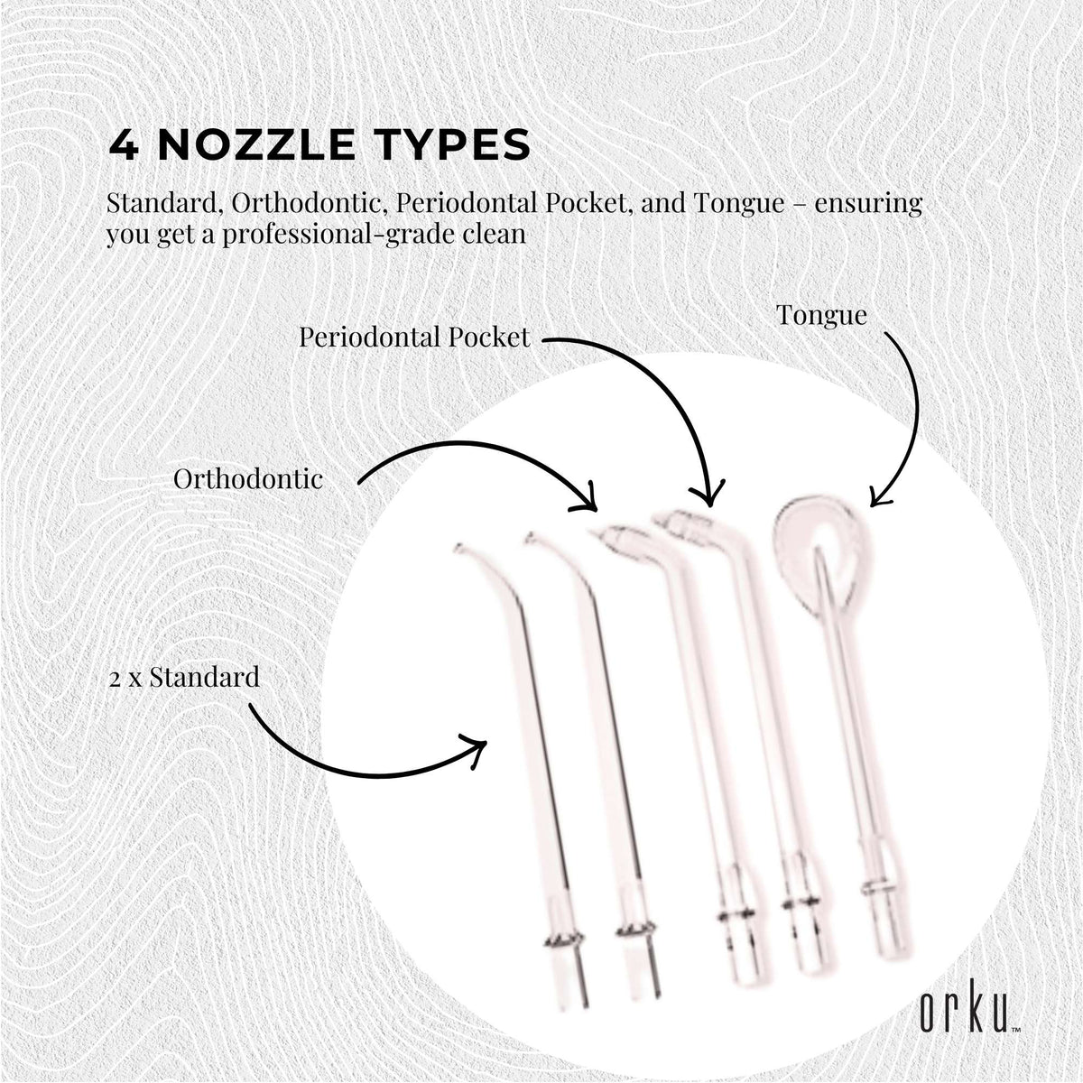 Mini Water Flosser Rechargeable Cordless Cleaner - Travel Oral Irrigator White V238-SUPDZ-39936989986896