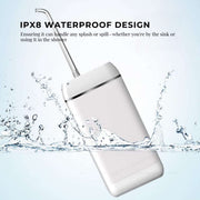 Mini Water Flosser Rechargeable Cordless Cleaner - Travel Oral Irrigator White V238-SUPDZ-39936989986896