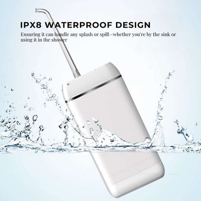 Mini Water Flosser Rechargeable Cordless Cleaner - Travel Oral Irrigator White V238-SUPDZ-39936989986896