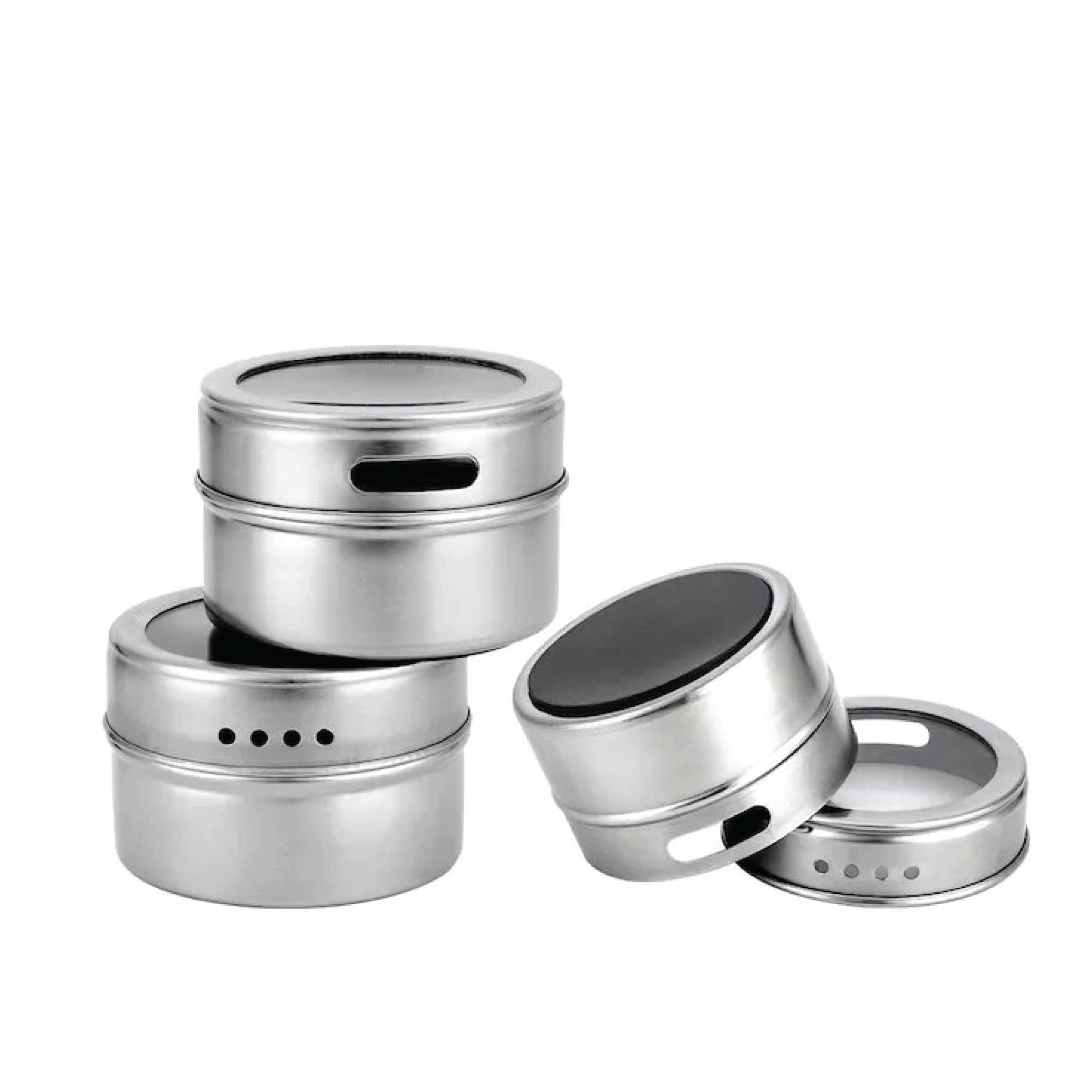 150g Magnetic Spice Jar Stainless Steel Tin - Herb Seasoning Storage Container V238-SUPDZ-39963155497040
