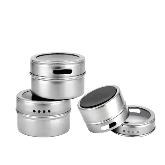 150g Magnetic Spice Jar Stainless Steel Tin - Herb Seasoning Storage Container V238-SUPDZ-39963155497040