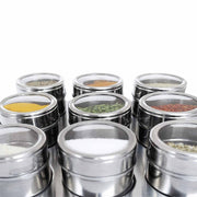 150g Magnetic Spice Jar Stainless Steel Tin - Herb Seasoning Storage Container V238-SUPDZ-39963155497040