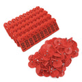 1-100 Cattle Number Ear Tag 5x2cm Set - Mini Red Cow Sheep Pig Livestock Label V238-SUPDZ-39973712756816