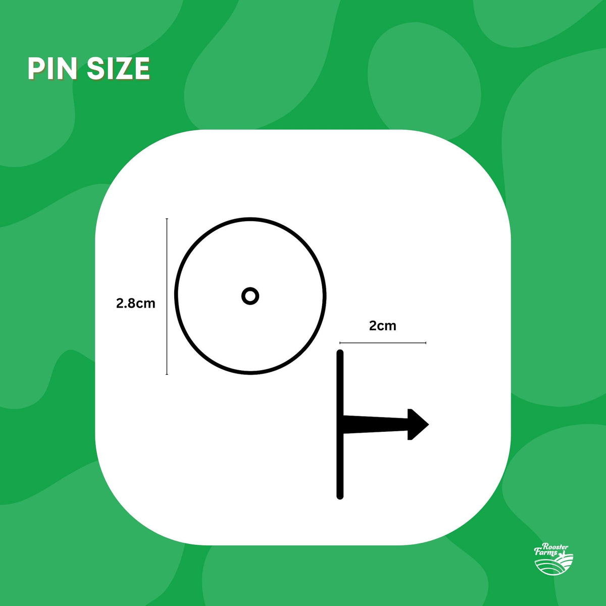 100x Cattle Ear Tags Set - 5x2cm Mini Red Blank Cow Pig Sheep Livestock Label V238-SUPDZ-39973732024400