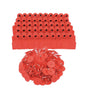 100x Cattle Ear Tags Set - 5x4cm Small Red Blank Cow Pig Sheep Livestock Label V238-SUPDZ-39973737037904