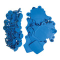 100x Cattle Ear Tags Set - 7.5x10cm XL Blue Blank Pig Cow Sheep Livestock Label V238-SUPDZ-39977825435728