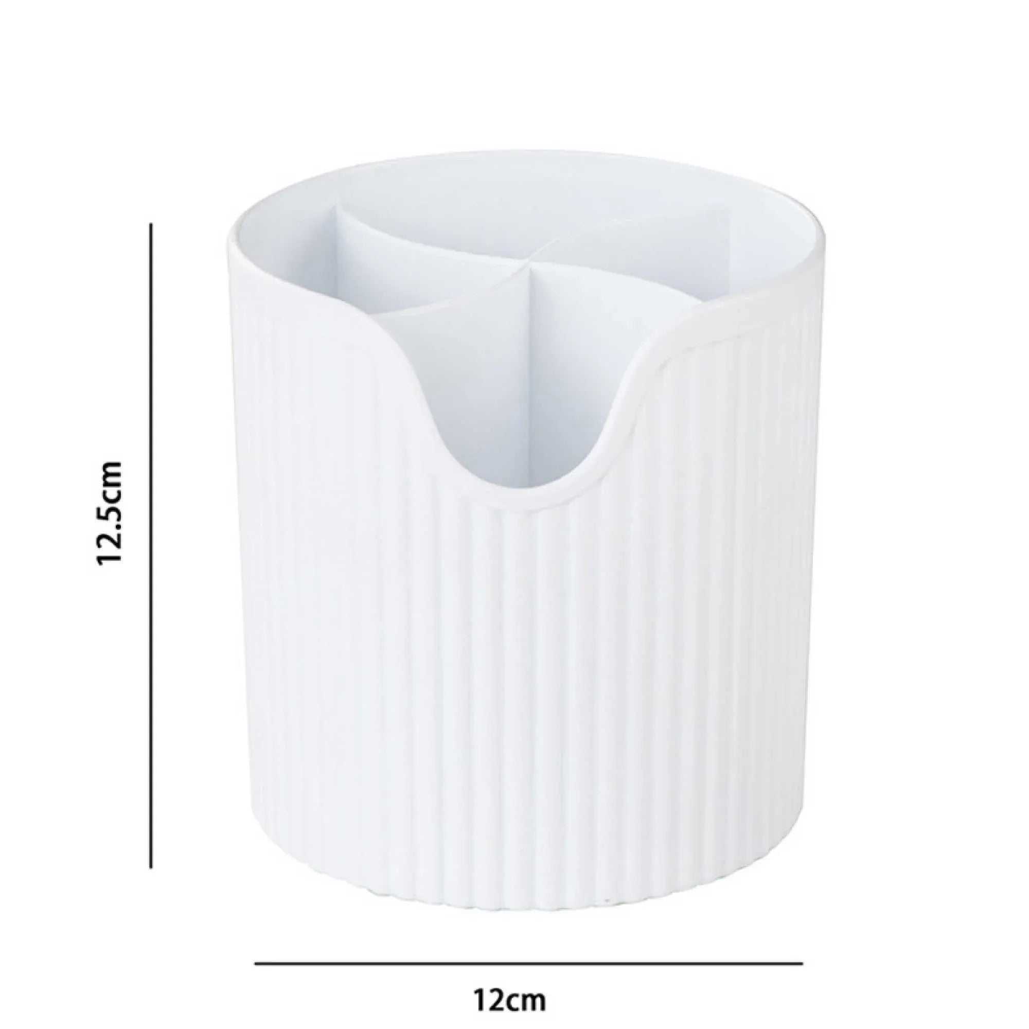 4 Slot Makeup Brush Organiser Bucket - Cosmetic Tool Storage Divider Tin V238-SUPDZ-39983870246992