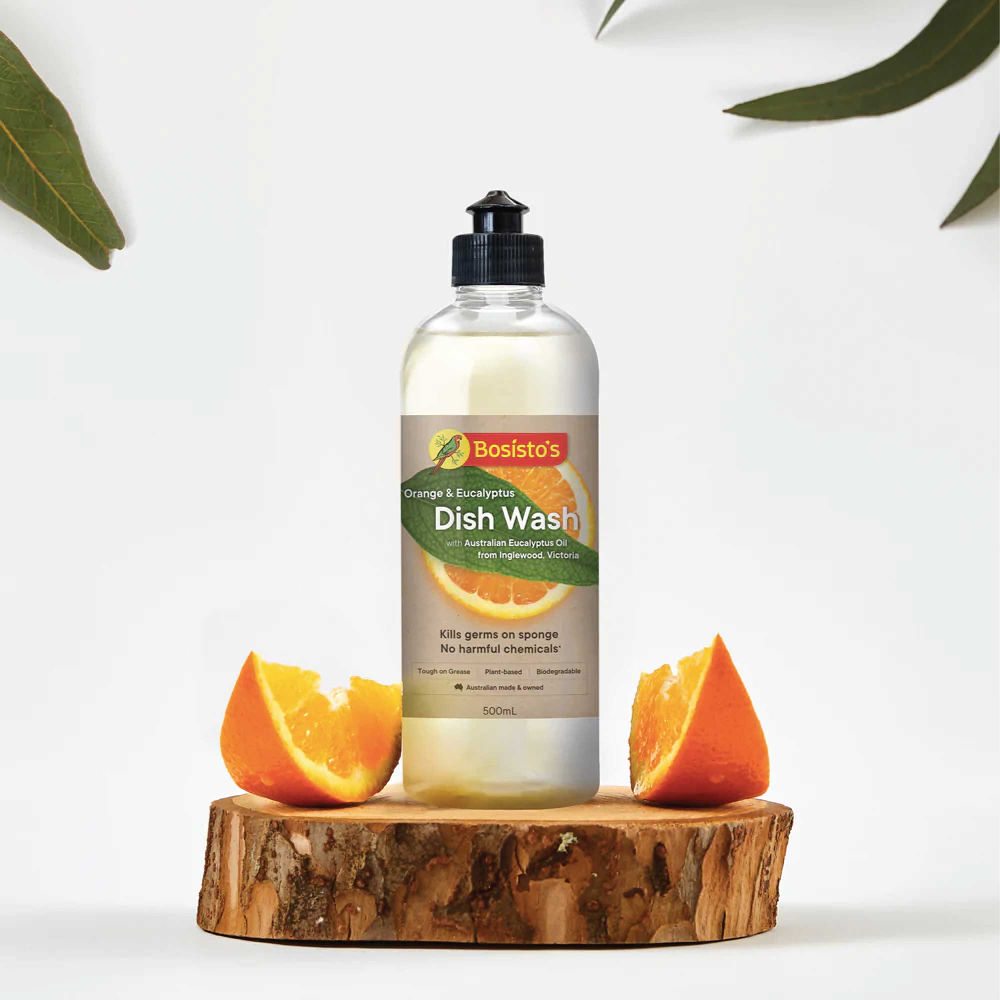 500ml Dish Wash Liquid Orange Eucalyptus Plant Based Dishwashing Soap Bosistos V238-SUPDZ-39985344184400