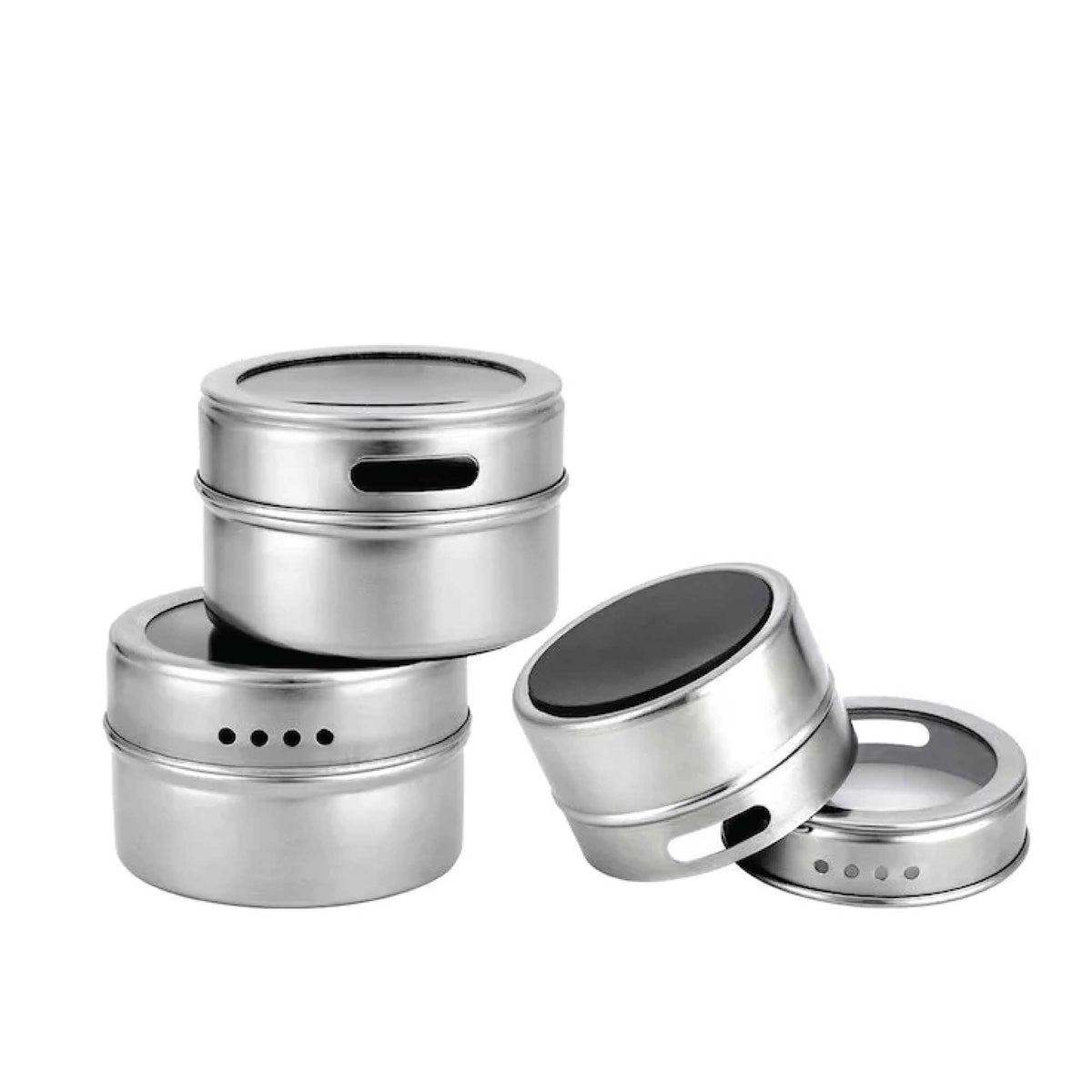 50x 150g Magnetic Spice Jar Stainless Steel Tin Herb Seasoning Storage Container V238-SUPDZ-39988128415824
