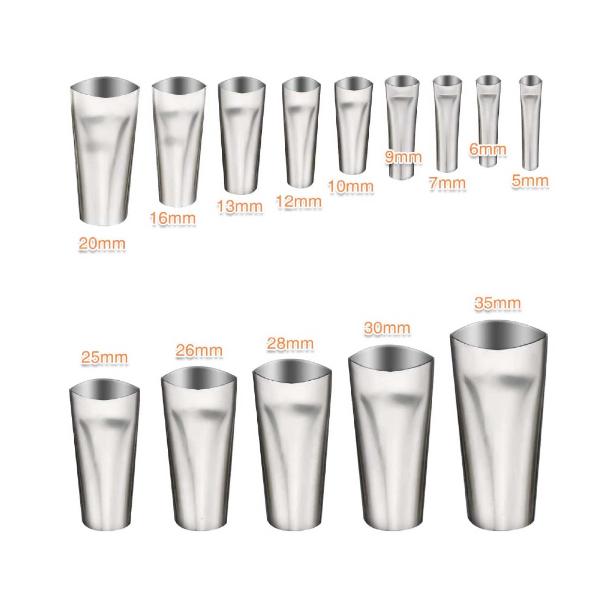 14pc Stainless Steel Caulking Nozzles - Sealant Applicator Accessory Tool Set V238-SUPDZ-39991701831760