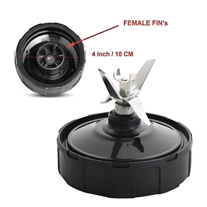 For Nutri Ninja Extractor Blade - 6 Fin Female Connection Replacement Parts V238-SUPDZ-39999936561232