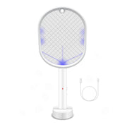2 in 1 Rechargeable Mosquito Swatter - Electronic Fly Insect Bug Zapper Racket V238-SUPDZ-40003294494800