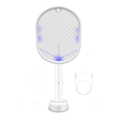 2 in 1 Rechargeable Mosquito Swatter - Electronic Fly Insect Bug Zapper Racket V238-SUPDZ-40003294494800
