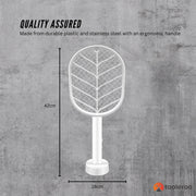 2 in 1 Rechargeable Mosquito Swatter - Electronic Fly Insect Bug Zapper Racket V238-SUPDZ-40003294494800