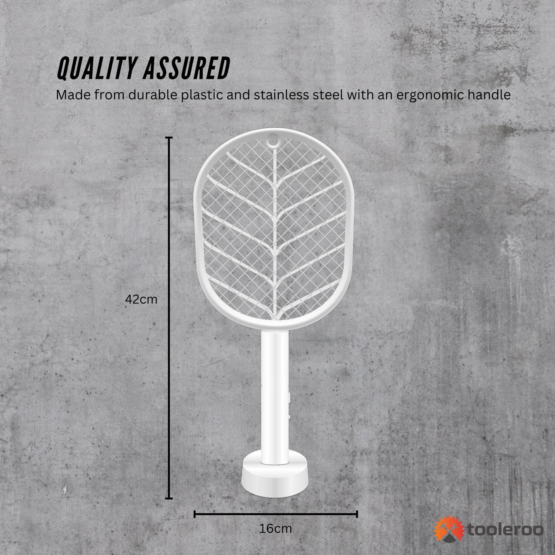 2 in 1 Rechargeable Mosquito Swatter - Electronic Fly Insect Bug Zapper Racket V238-SUPDZ-40003294494800