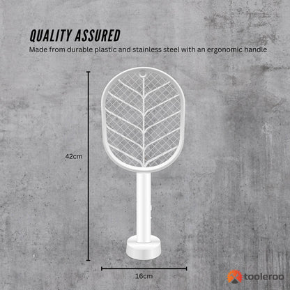 2 in 1 Rechargeable Mosquito Swatter - Electronic Fly Insect Bug Zapper Racket V238-SUPDZ-40003294494800