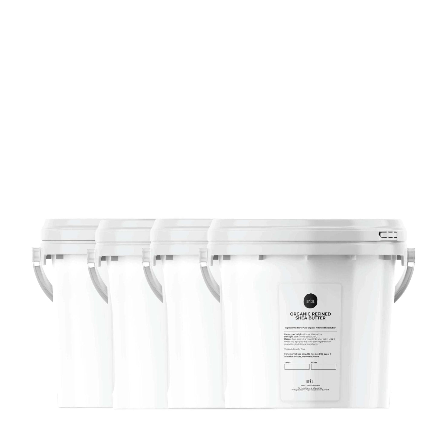 20Kg Refined Shea Butter Organic Buckets - Raw Pure African Karite Moisturiser V238-SUPDZ-40004943052880