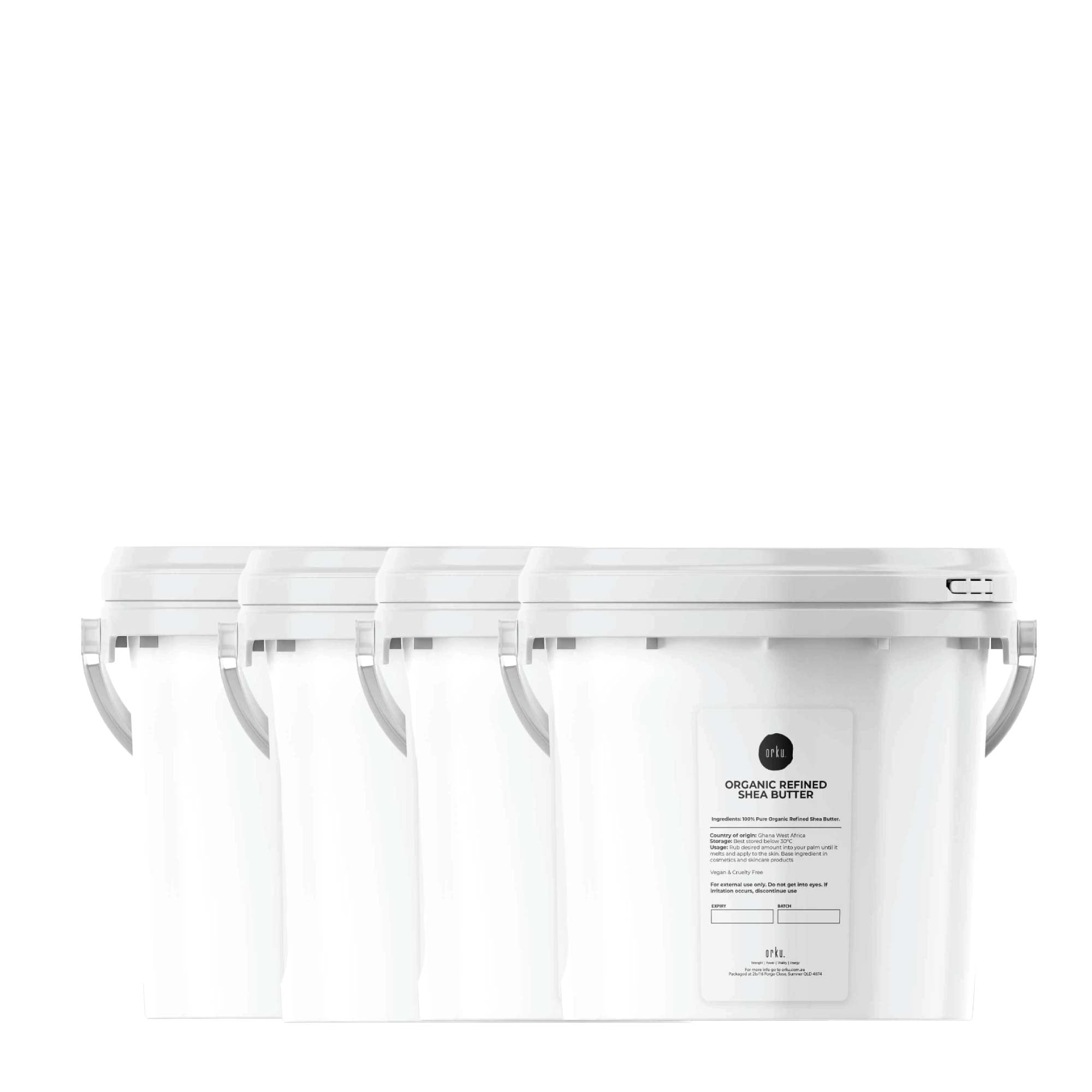 20Kg Refined Shea Butter Organic Buckets - Raw Pure African Karite Moisturiser V238-SUPDZ-40004943052880