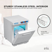 Orku 5L White Electric Hand Towel Warmer Mini UV Steriliser Cabinet Salon Heater V238-SUPDZ-40009100787792