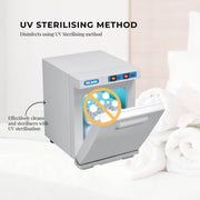 Orku 5L White Electric Hand Towel Warmer Mini UV Steriliser Cabinet Salon Heater V238-SUPDZ-40009100787792