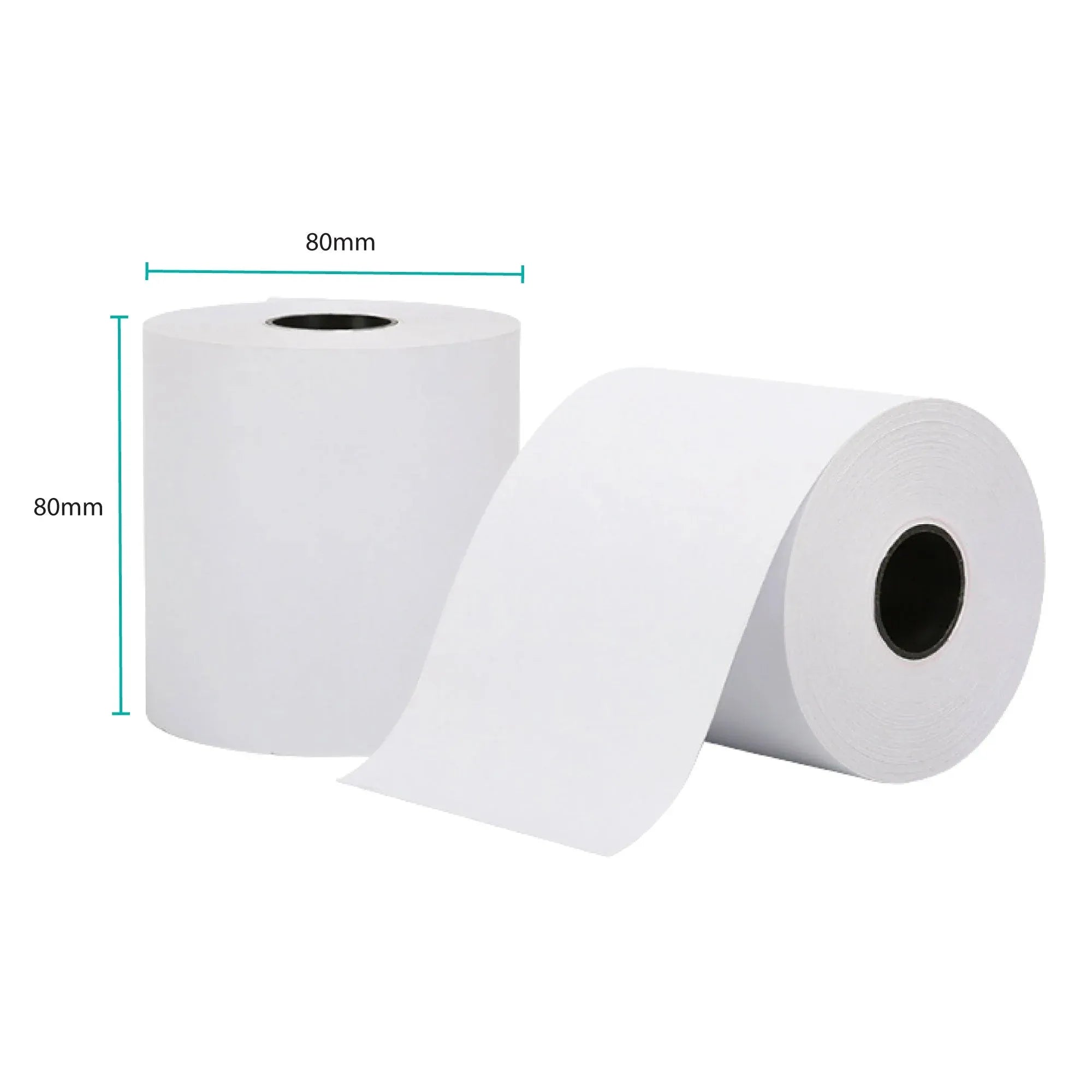 5x Thermal Paper Rolls 80x80mm - 47.5m Register EFTPOS POS Receipt Bulk V238-SUPDZ-40009153019984
