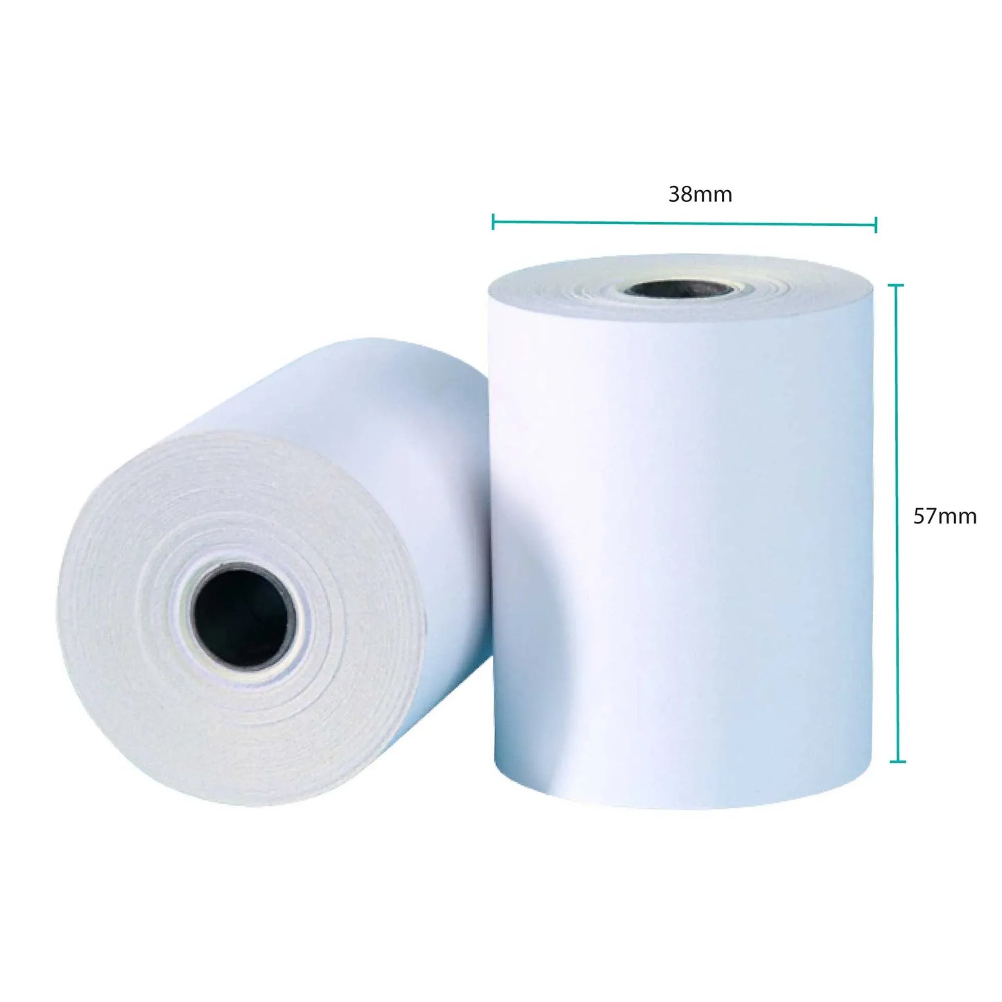 100x Thermal Paper Rolls 57x38mm - 9.5m Register EFTPOS POS Receipt Bulk V238-SUPDZ-40009163374672