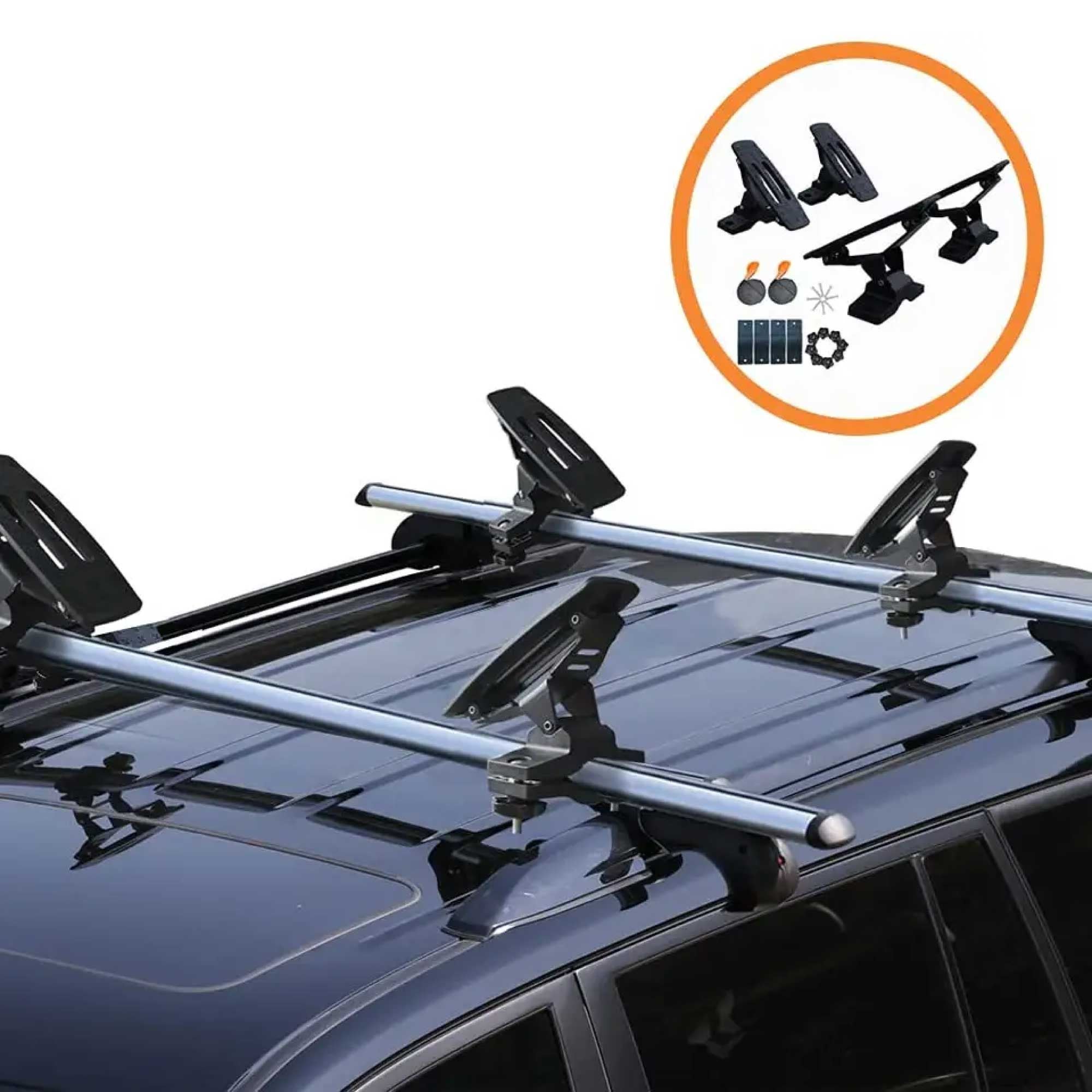 Universal Kayak Holder Car Roof Rack - Travel Saddle Watercraft Carrier Storage V238-SUPDZ-40020160643152