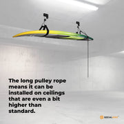 Social Hike Kayak Hoist - 34kg Garage Ceiling Pulley Lift for Kayak Bike Storage V238-SUPDZ-40020308590672