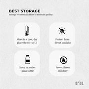 Orku 1L Organic Castor Oil - Hexane Free Cold Pressed V238-SUPDZ-40037334679632