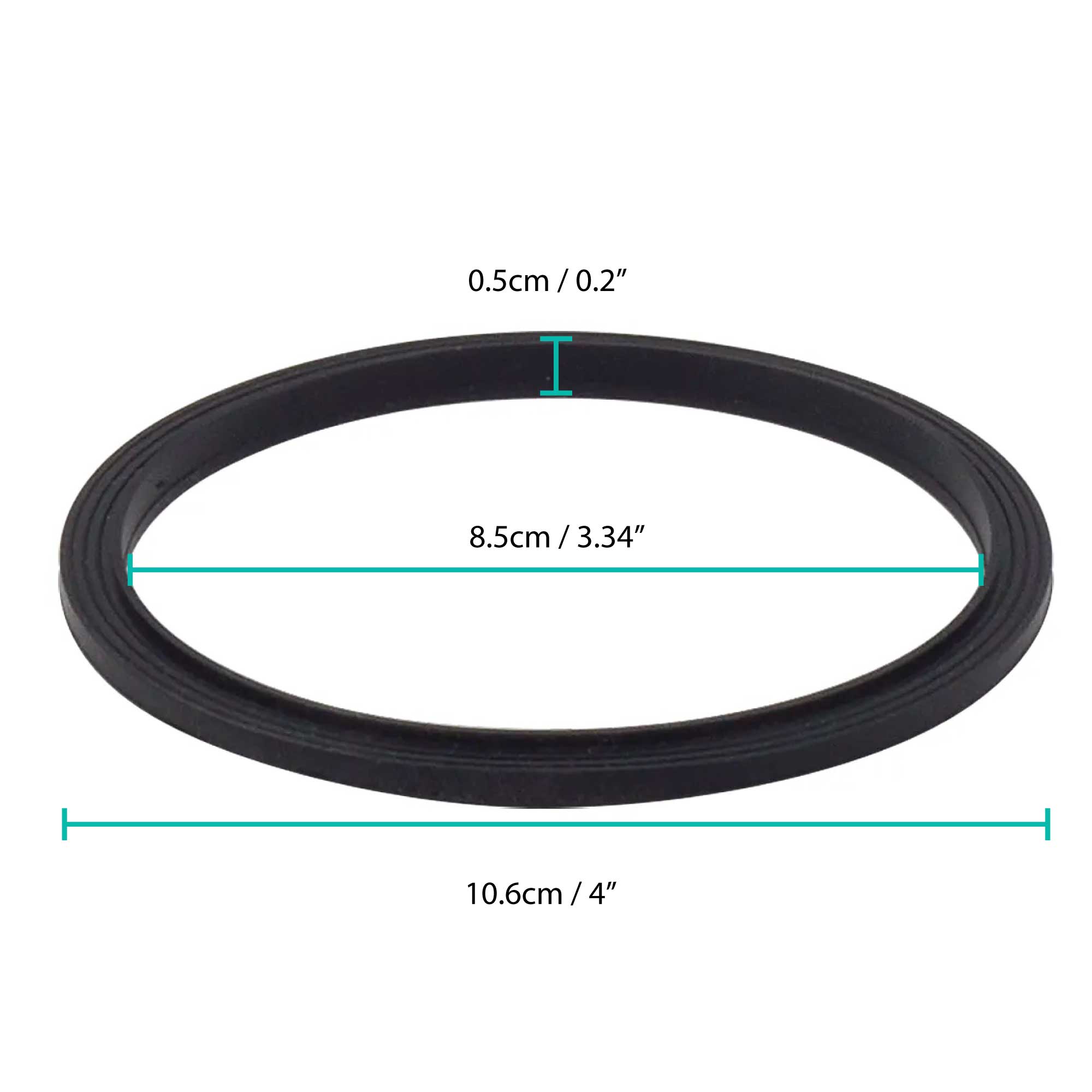 For Nutribullet RX Gasket Black Seal Ring - Suits 1700W 1700 N17-1001 Blade V238-SUPDZ-40038754746448
