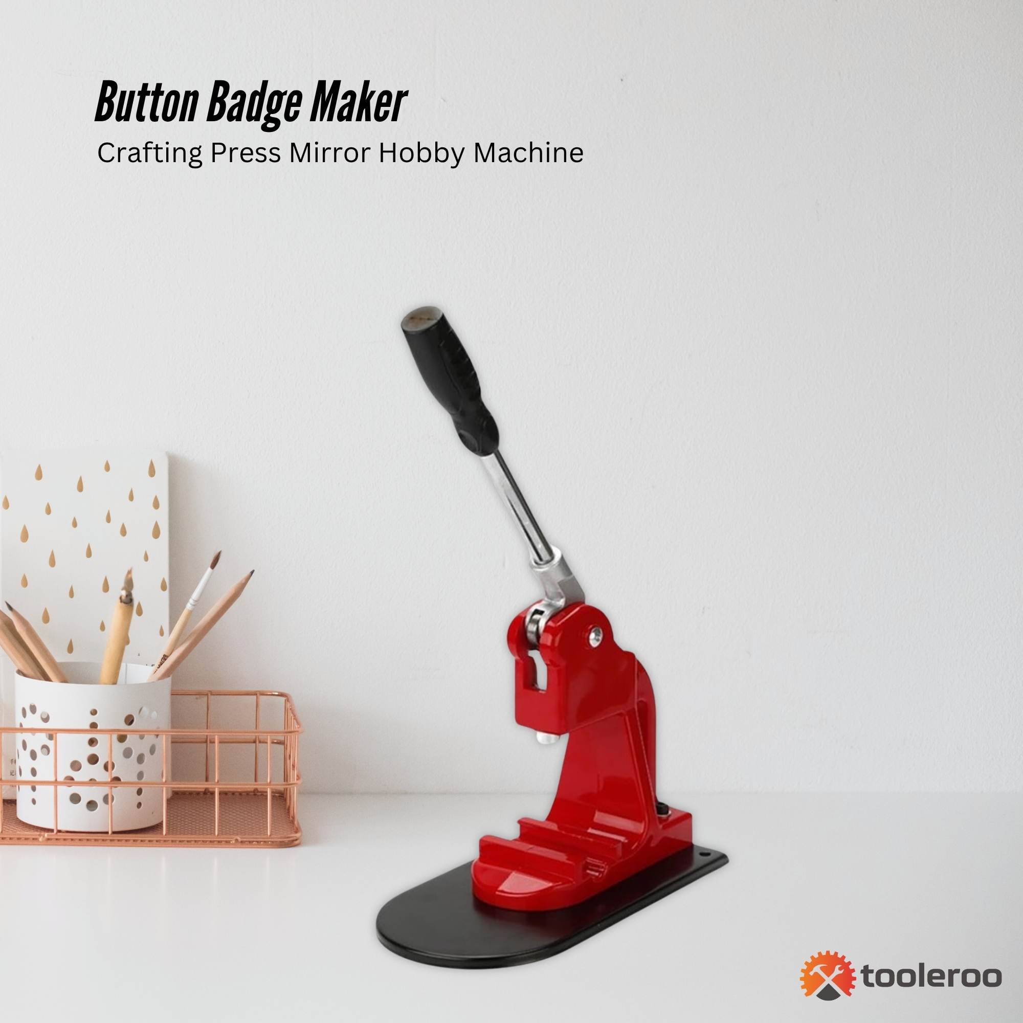 Button Badge Maker - Crafting Press Mirror Hobby Machine V238-SUPDZ-40039995899984