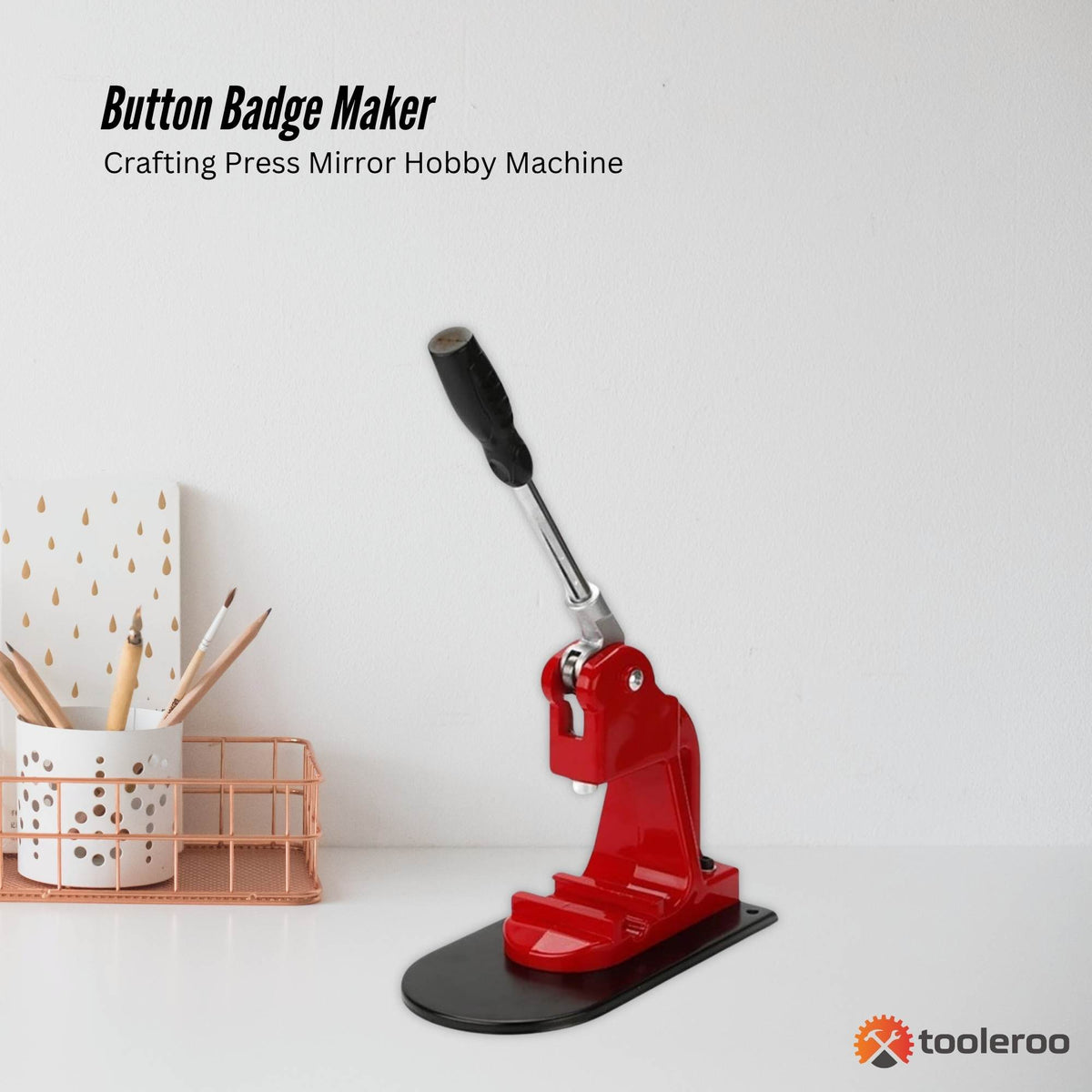Button Badge Maker - Crafting Press Mirror Hobby Machine V238-SUPDZ-40039995899984