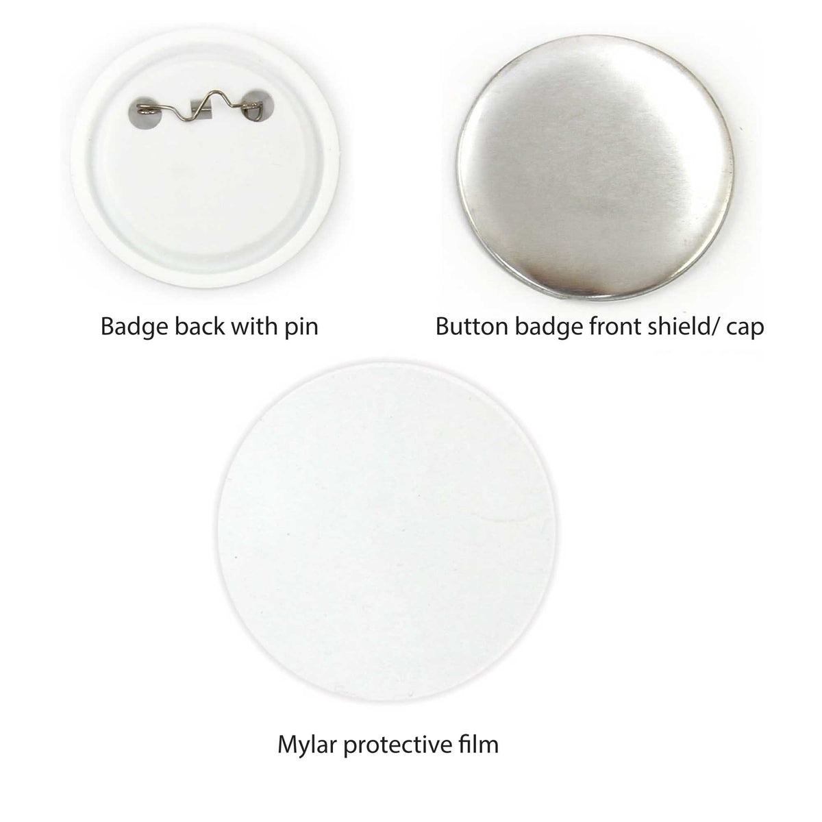 Button Badge 25mm Mould + 500x 25mm Badges - Craft DIY Hobby V238-SUPDZ-40040368406608