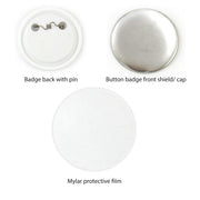 Button Badge 32mm Mould + 500x 32mm Badges - Craft DIY Hobby V238-SUPDZ-40040447311952