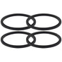 4x For Nutribullet RX Gasket Black Seal Ring - Suits 1700W 1700 N17-1001 Blade V238-SUPDZ-40040544206928