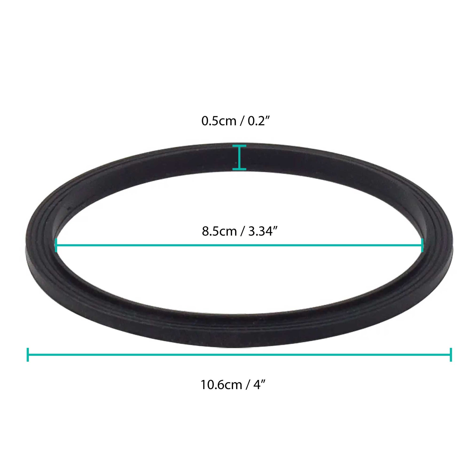 4x For Nutribullet RX Gasket Black Seal Ring - Suits 1700W 1700 N17-1001 Blade V238-SUPDZ-40040544206928