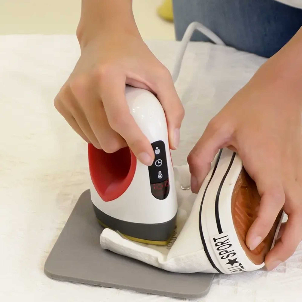 Mini Heat Press - Handheld T-Shirt Shoe Hat Vinyl Printing Transfer Machine V238-SUPDZ-40046153203792