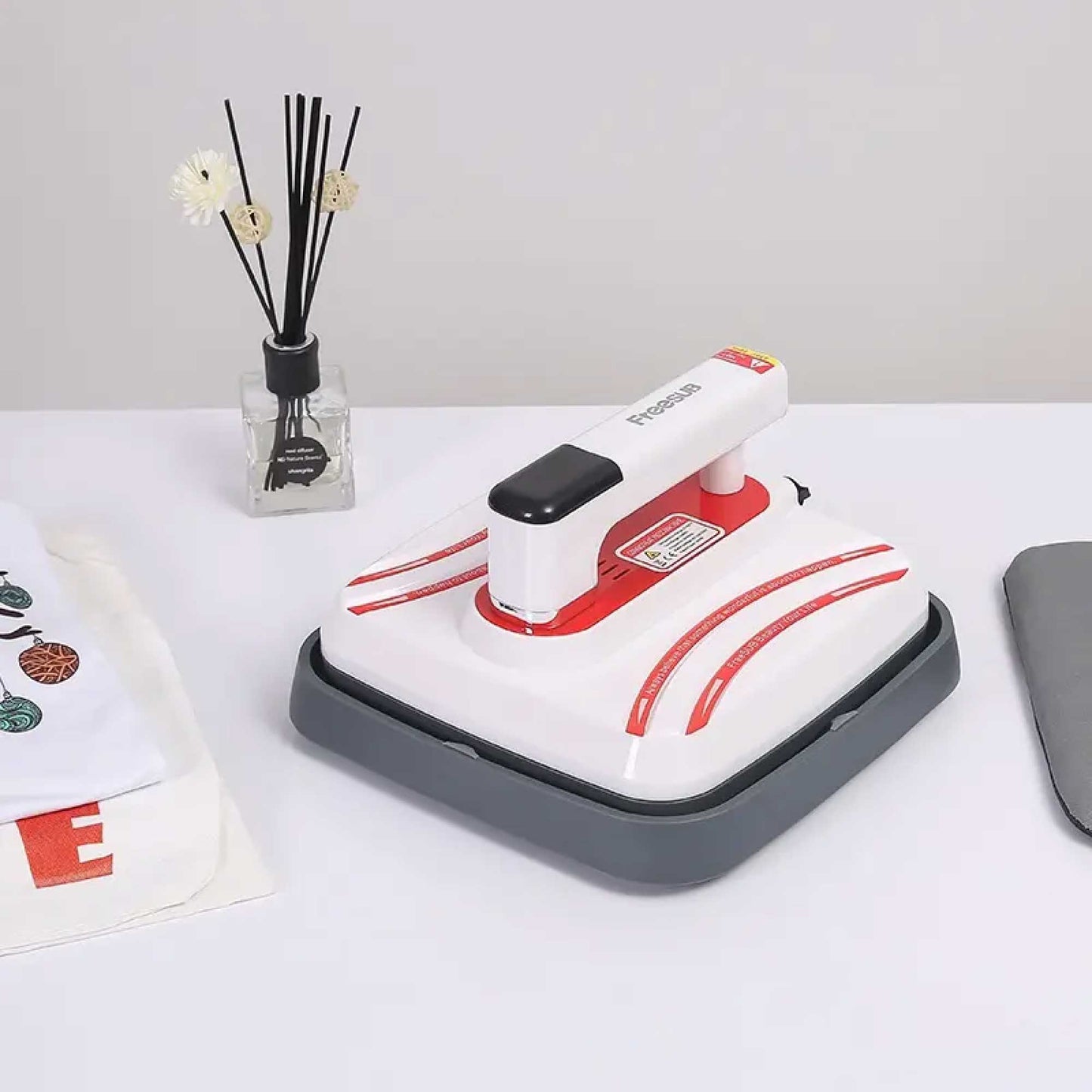 10x12" Portable Heat Press - Handheld T-Shirt Shoe Hat Vinyl Printing Transfer V238-SUPDZ-40049793204304