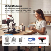 8 in 1 Combo Heat Press - DIY Hobby Craft Logo Transfer HVT Sublimation Printing V238-SUPDZ-40065037598800
