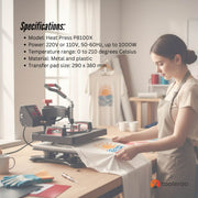 8 in 1 Combo Heat Press - DIY Hobby Craft Logo Transfer HVT Sublimation Printing V238-SUPDZ-40065037598800