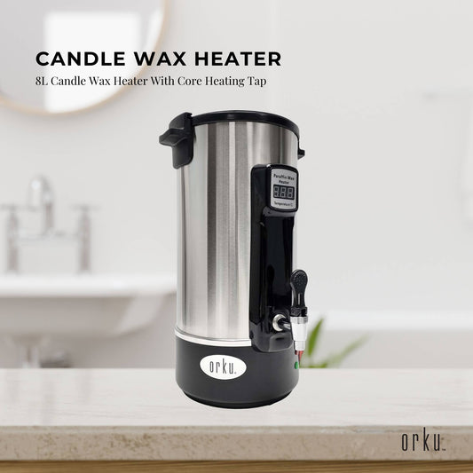 8L Orku Candle Wax Heater With Core Heating Tap - Electric Warmer Melter Pot V238-SUPDZ-40066073296976