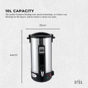 10L Orku Candle Wax Heater With Core Heating Tap - Electric Warmer Melter Pot V238-SUPDZ-40066202861648