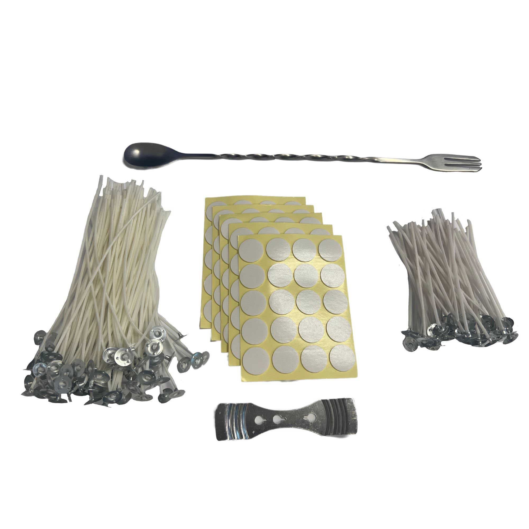 DIY Candle Making Accessories - Metal Stirrer Wicks Stickers Wax Core V238-SUPDZ-40076568690768