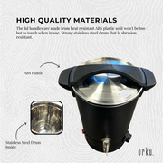 8L Candle Wax Heater Black With Tap And Accessories - Candle Wax Melter V238-SUPDZ-40076971114576
