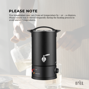 8L Candle Wax Heater Black With Tap And Accessories - Candle Wax Melter V238-SUPDZ-40076971114576