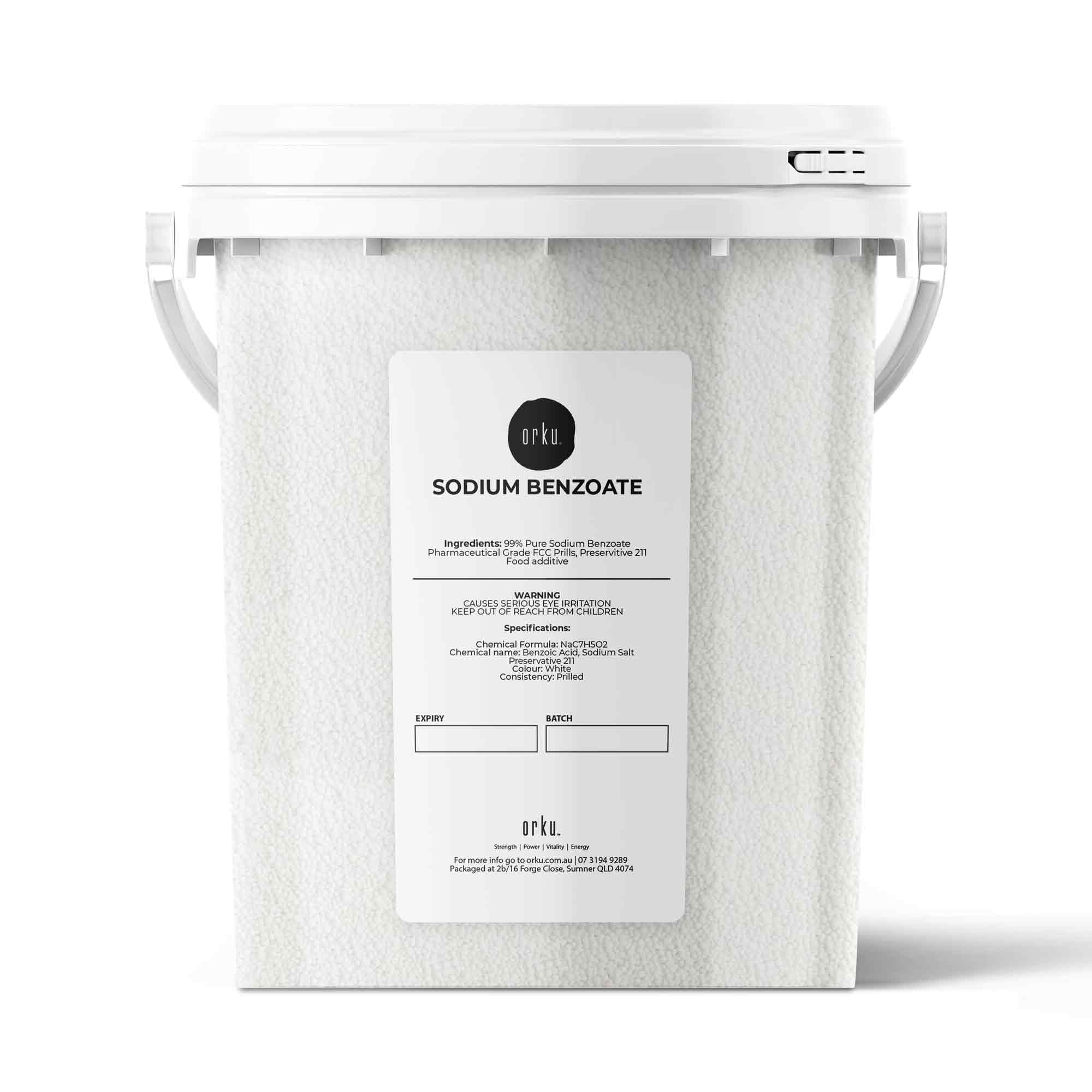 Orku 800g Sodium Benzoate USP/FCC Grade Prills - E211 Preservative CAS 532-32-1 V238-SUPDZ-40091920367696