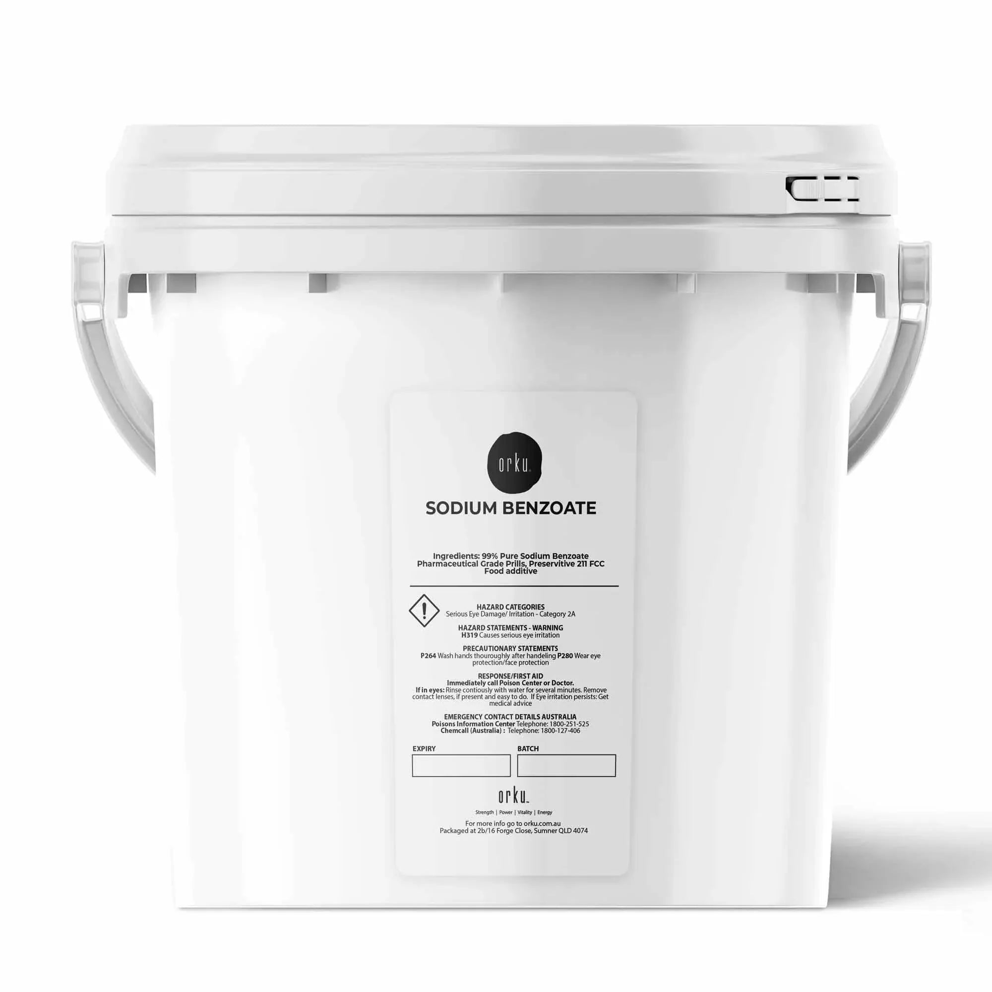 Orku 3.5Kg Sodium Benzoate USP/FCC Grade Prills - E211 Preservative CAS 532-32-1 V238-SUPDZ-40091943403600