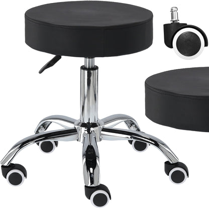 Salon Stool - Adjustable Swivel Round Chair - Pedicure Beauty Hairdressing V238-SUPDZ-40103266680912