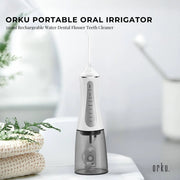 Orku Portable Oral Irrigator Flosser 350ml - Rechargeable Water Dental Teeth Cleaner V238-SUPDZ-40125763289168