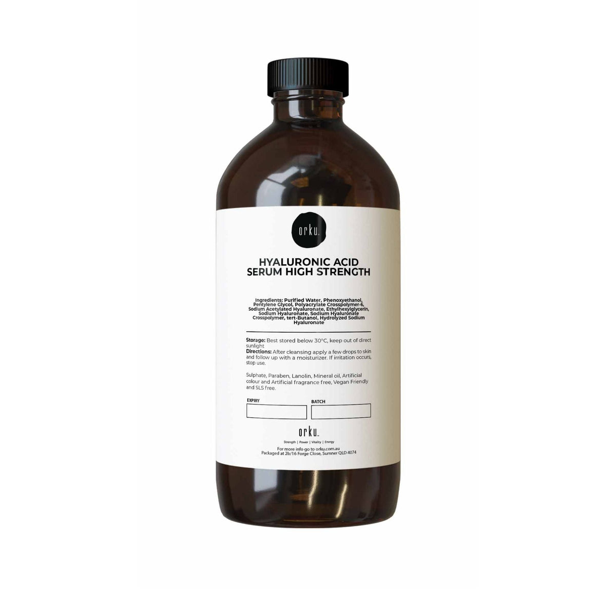 500ml Hyaluronic Acid Serum - High Strength Bulk Cosmetic Face Skin Care V238-SUPDZ-40128263258192